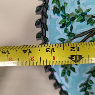 Hand Painted Saw Blade