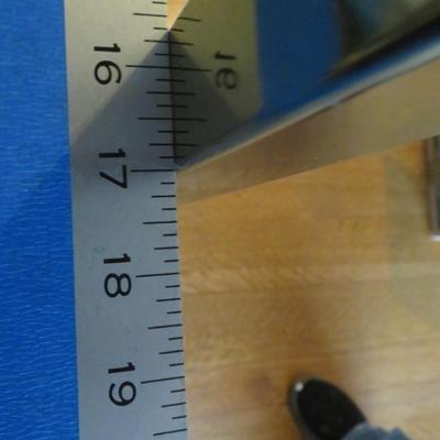 VINTAGE BRASS & CHROME DISPLAY CASE / SHELVES, 1970S - Excellent Condition