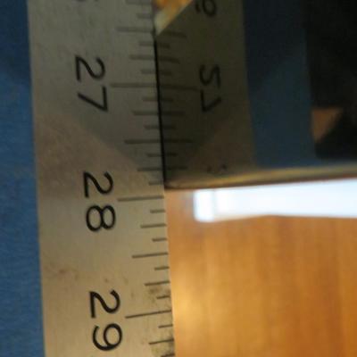 VINTAGE BRASS & CHROME DISPLAY CASE / SHELVES, 1970S - Excellent Condition