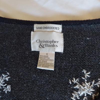 Mixed Knit Cotton Sweaters Small Medium (B1-BBL)