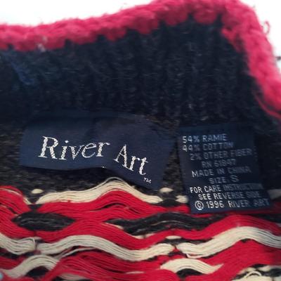 Mixed Knit Cotton Sweaters Small Medium (B1-BBL)