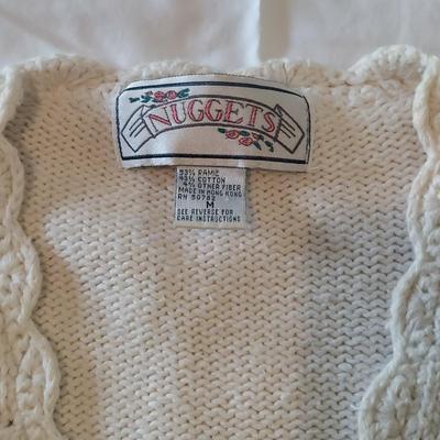 Mixed Knit Cotton Sweaters Small Medium (B1-BBL)