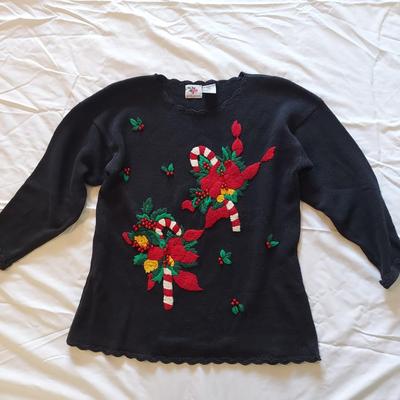 Mixed Knit Cotton Sweaters Small Medium (B1-BBL)