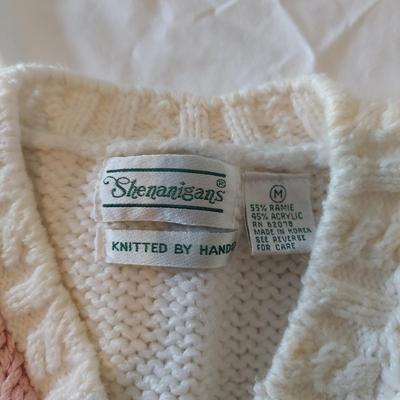 Mixed Knit Cotton Sweaters Small Medium (B1-BBL)