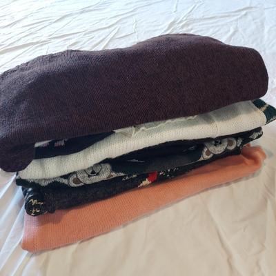 Mixed Knit Cotton Sweaters Small Medium (B1-BBL)
