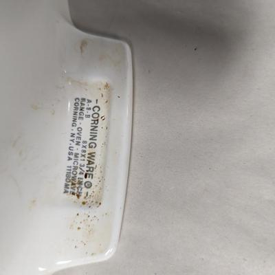 Corning Ware Dish & Salt & Pepper Shakers