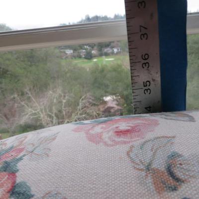 Lot of 2 - Beautiful Floral 3 Person Camelback Sofa with Rolled Arms - - Lee Industries Inc. As seen