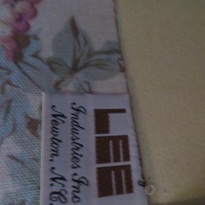 Lot of 2 - Beautiful Floral 3 Person Camelback Sofa with Rolled Arms - - Lee Industries Inc. As seen