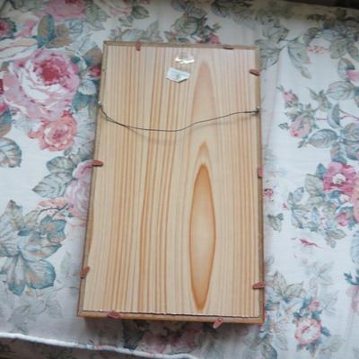 Mother of pearl Framed Tiger wall art - Lot of 2 as seen