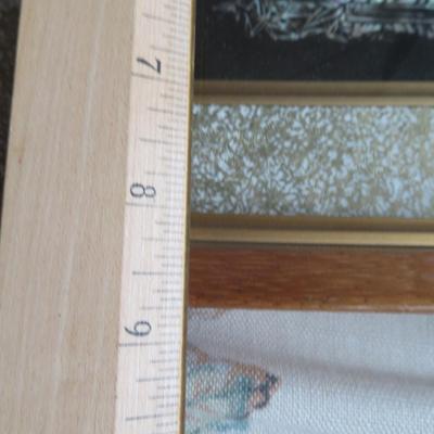 Mother of pearl Framed Tiger wall art - Lot of 2 as seen