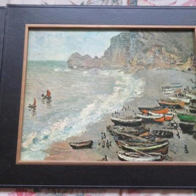 lot of 3 art prints - Monet Paris -