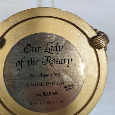Lady Of The Rosary Trinket Box & Necklace