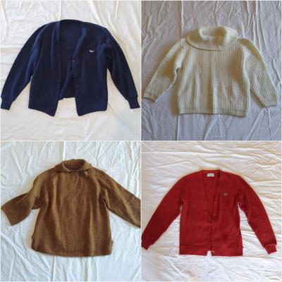 Vintage Womenâ€™s Sweaters and Knits Including Lacoste (B1-BBL)