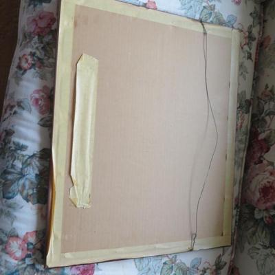 American USAF MILITARY Aircraft Mid Flight - FU 45 - Framed Black and White Photo.