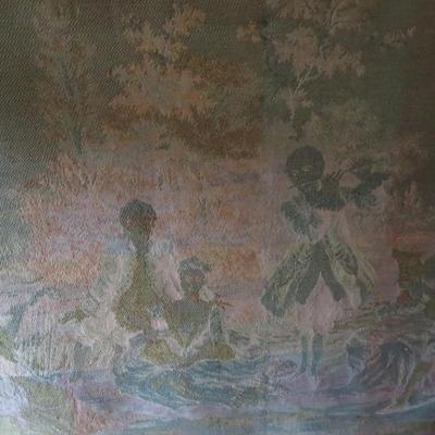 3x4 French Tapestry, Antique Tapestry, Medeivals Tapestry, Stunning Tapestry, Home Decor Tapestry/Wall Hanging, 135 x 88 cm