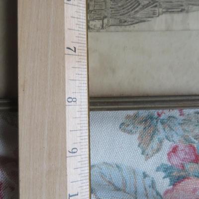 VINTAGE RHEIMS CATHEDRAL GENUINE STEEL ETCHING PRINT CARD - NOTRE DAME DE REIMS