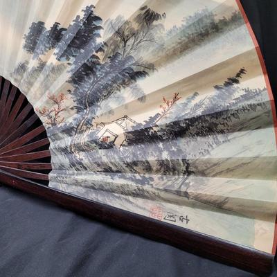 Oriental Fan Wall Hanging