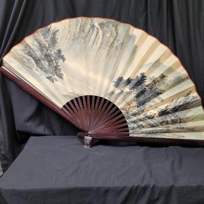 Oriental Fan Wall Hanging