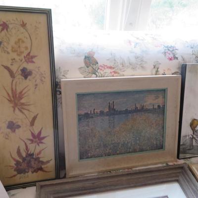 Estate Wall Art Group Lot all seen in photos.