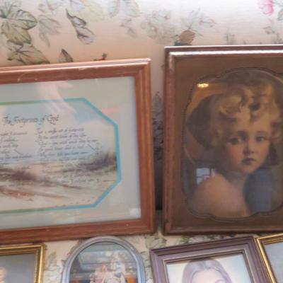 Estate Wall Art Lot - Religious Images
