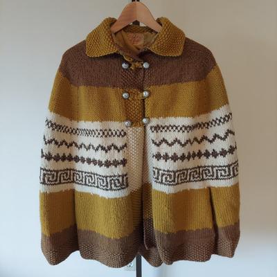 Vintage Knit Capes and Cardigans (B1-BBL)