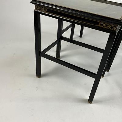 818 Set of Three Vintage Chinese Nesting Tables