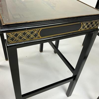 818 Set of Three Vintage Chinese Nesting Tables