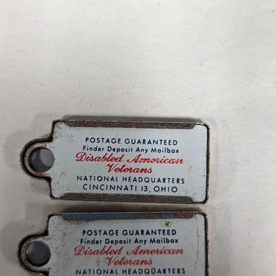 Mini License Plate Key Fobs