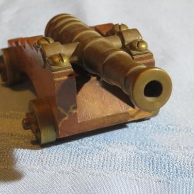 Bronze Desk Cannon In The Royal Navy Style HMS Victory 1805