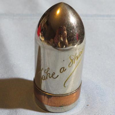 Vintage Metal Bullet-Shaped Shot Glass Set - Germany