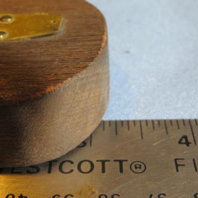 French vintage wooden religious decoration Jesus design brass color metal plaque