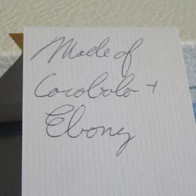 Cocobolo & Ebony Wooden Letter Opener. by Davin & Keeler