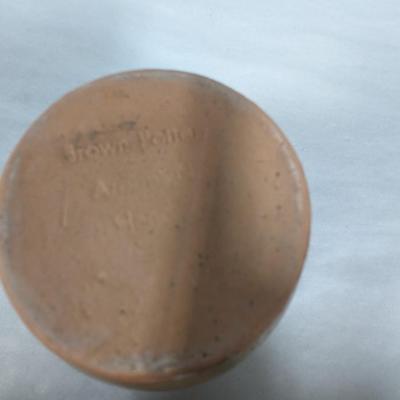 Hand Made Brown Pottery Pitcher Arden NC