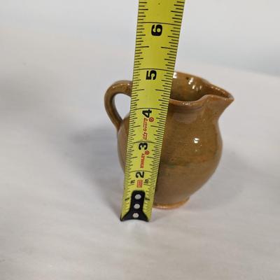 Hand Made Brown Pottery Pitcher Arden NC