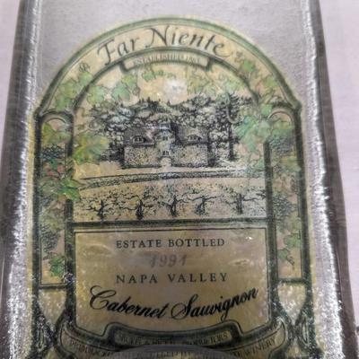 Slump Flat Wine Bottle Cheese Tray Spoon Rest