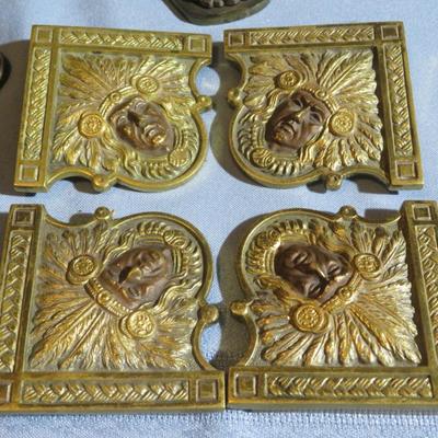 Austrian Cold-Painted Bronze Desk Part of Set of American Interest - all seen in photos.