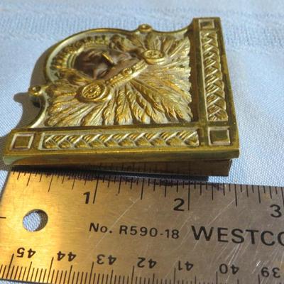 Austrian Cold-Painted Bronze Desk Part of Set of American Interest - all seen in photos.