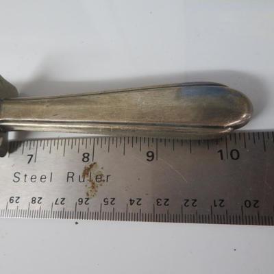 Carving set with sterling handle