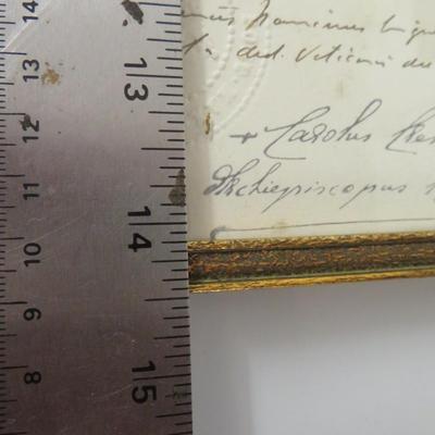 Plenary Indulgence - 1928 - 8" x 13"