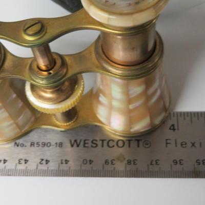 LeMaire Pairs Mother of Pearl Opera Theatre Glasses Original Case