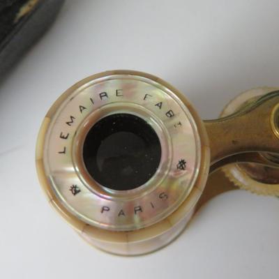 LeMaire Pairs Mother of Pearl Opera Theatre Glasses Original Case