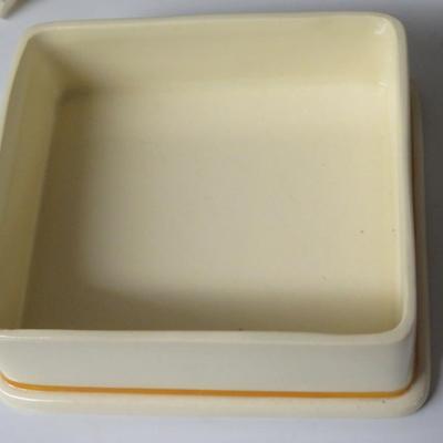 Art Deco New hall Hanley Tower of London Biscuit Barrel jug sugar jam pots