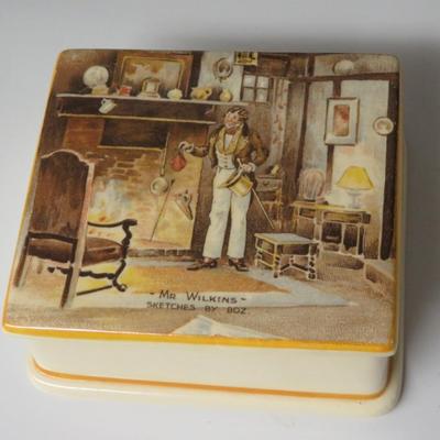 Art Deco New hall Hanley Tower of London Biscuit Barrel jug sugar jam pots