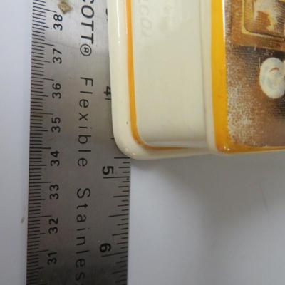 Art Deco New hall Hanley Tower of London Biscuit Barrel jug sugar jam pots