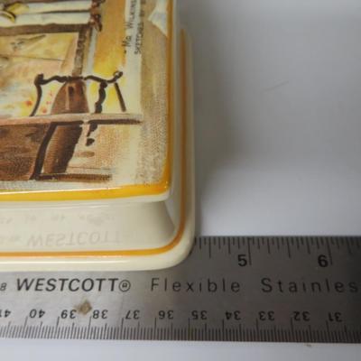 Art Deco New hall Hanley Tower of London Biscuit Barrel jug sugar jam pots