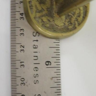 Vintage Solid Brass Pagoda Temple Bell Gong Chinese Asian