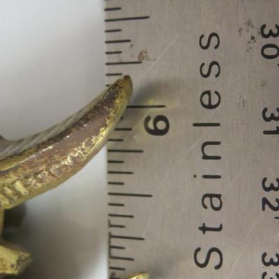 Vintage Solid Brass Pagoda Temple Bell Gong Chinese Asian