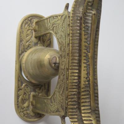 Vintage Solid Brass Pagoda Temple Bell Gong Chinese Asian