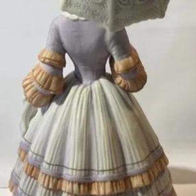 Vintage Lenox Springtime Promenade Porcelain Figurine in Good Preowned Condition.