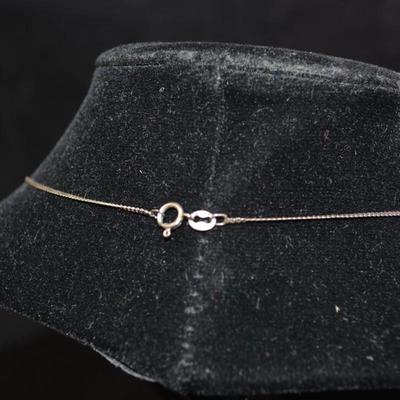 925 Sterling Chain with 925 Dove Pendant 18" 8.3g